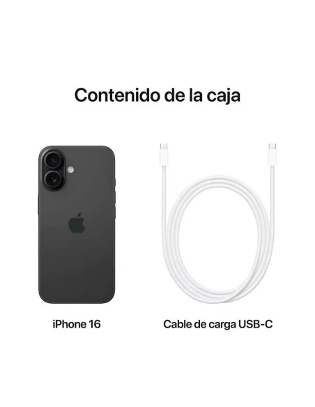 APPLE IPHONE 16, 256GB/PRETO