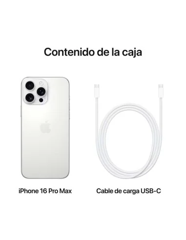 APPLE IPHONE 16 PRO MAX, 512GB/BLANCO TITANIO