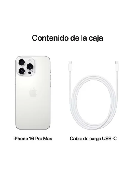 APPLE IPHONE 16 PRO MAX, 512GB/BLANCO TITANIO