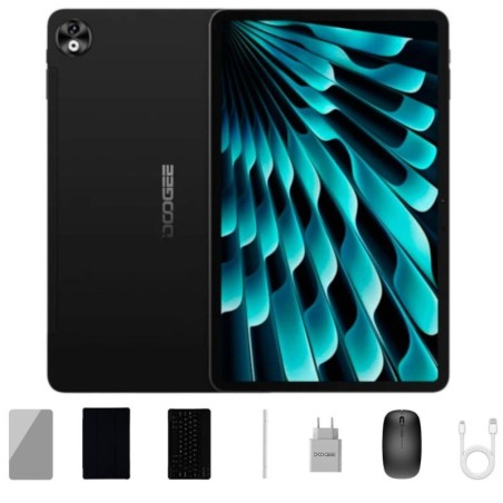Doogee T40 Pro VIP 12'' 8GB+512GB, WiFi+4G Negro/Tablet con Accesorios