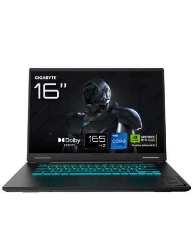 PORTÁTIL GIGABYTE A16 | i7-13620H | RTX 5070 | 32GB | 1TB | 16" - F...