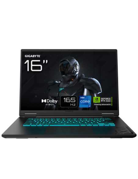 PORTÁTIL GIGABYTE A16 | i7-13620H | RTX 5070 | 32GB | 1TB | 16" - F...