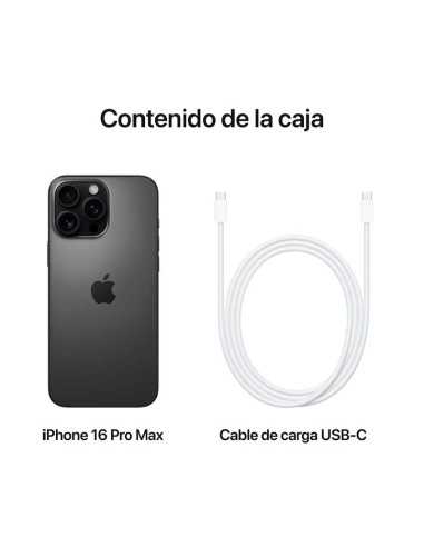 APPLE IPHONE 16 PRO MAX, 1TB/NEGRO TITANIO