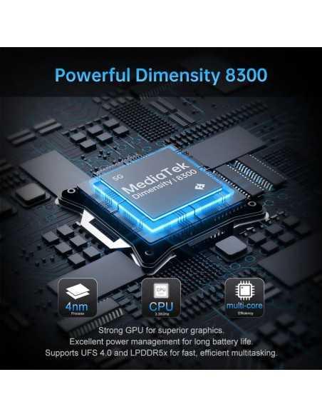 Projetor de Cinema, Unihertz Tank 4 Pro 5G, 18 GB+1TB/Preto Robusto