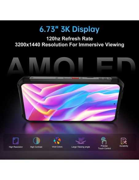 Unihertz Tank, 4 Pro Cinema Projector, 5G, 16GB+512GB/Negro Rugged