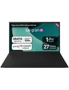 Portátil LG Gram 15ZD80T-G.AX55B Ryzen AI 5-340 16GB RAM 512GB SSD 15.6" Sin SO