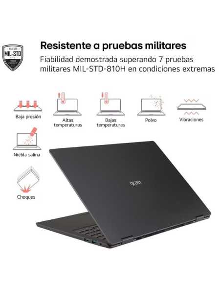 Portátil LG Gram 15ZD80T-G.AX55B Ryzen AI 5-340 16GB RAM 512GB SSD 15.6" Sin SO