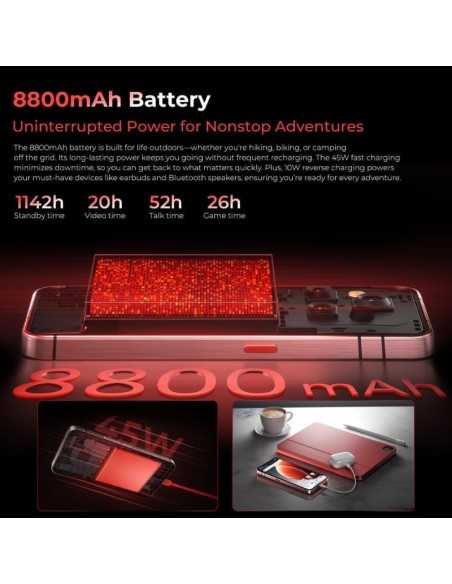 Oukitel WP210, 5G, 12GB+512GB/Preto Robusto