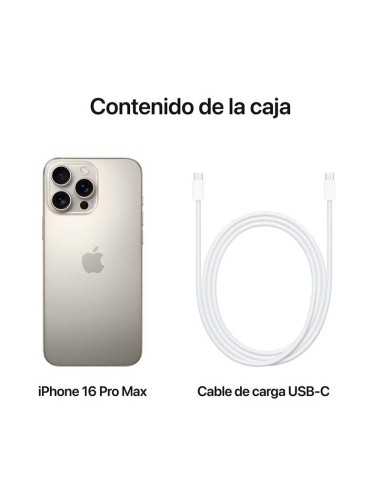 Apple iPhone 16 Pro Max,512GB:Titanio Natural, 5G