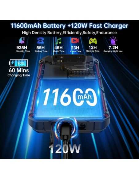 Unihertz 8849 Shark 3 5G 16GB+512GB/Negro Rugged