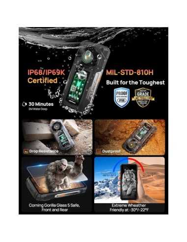 Ulefone Armor 33 Pro 5G,16GB+512GB/Rugged