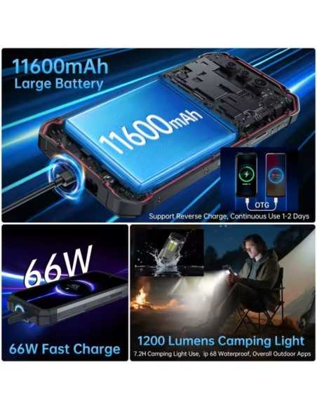 Unihertz 8849 Tank 4 5G,12GB+512GB/con Proyector