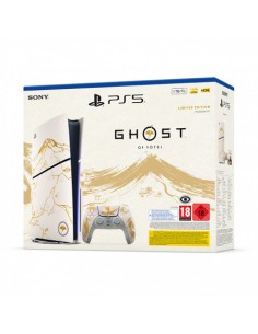 PS5 Slim con Lector + DualSense Ed. Especial + Ghost of Yotei