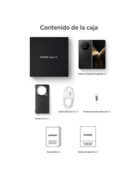 Honor Magic V5 5G 16GB+512GB/Preto