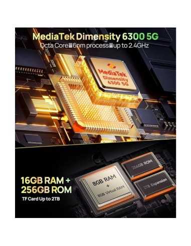 Ulefone Armor X32 Pro, 5G, 8GB+256GB-Naranja Rugged