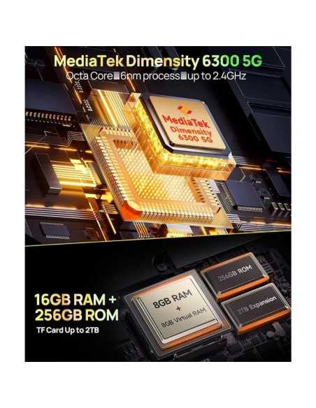 Ulefone Armor X32 Pro, 5G, 8GB+256GB-Naranja Rugged