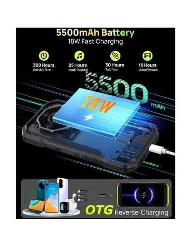 Ulefone Armor X32 Pro, 5G, 8GB+256GB-Naranja Rugged