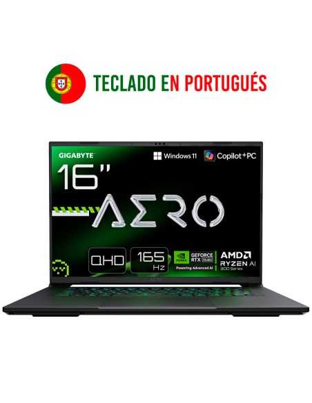 Gigabyte AERO X16 | AI 7 e RTX 5060 | SSD de 16GB e 1TB | WQXGA de 16"