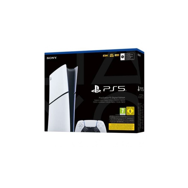 PS5 Slim Digital | Chasis E 1 TB | AMD Ryzen Zen 2 | 4K 120 FPS