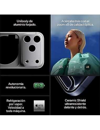 Apple iPhone 17 Pro Max 5G | 512GB Azul Oscuro | Chip A19 Pro