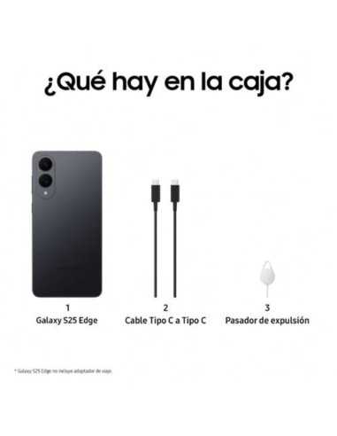 Samsung Galaxy S25 Edge 5G 256GB Titanium Negro | 200MP