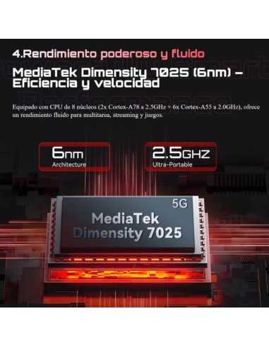 Cubot Kingkong 11 5G Resistente: 16GB RAM+256GB