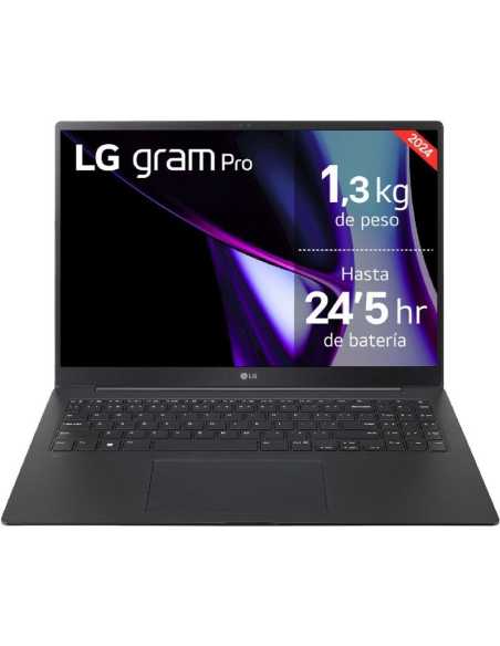 LG Gram Pro 16ZD90SP: Ultra 7, 32GB/1TB, RTX 3050, 16" OLED y Sin SO.