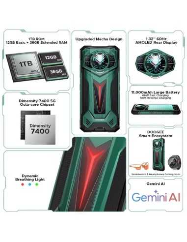 Doogee S200 Ultra 1TB: Robusto 5G com 11000mAh e 100MP