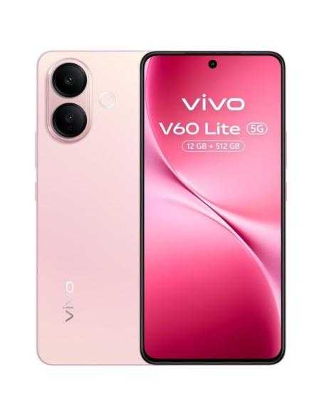 Smartphone Vivo V60 Lite 12GB+512GB, 6.77',5G: Rosa