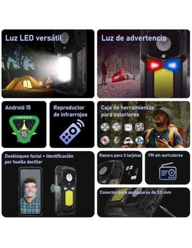 Ulefone Armor 29 Pro 5G Dual SIM, 16GB+512GB, Negro Rugged