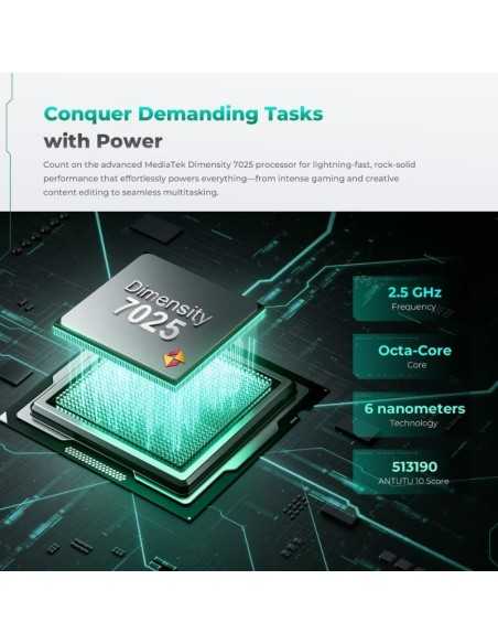 Oukitel WP62 5G, 12GB+512GB, Negro Rugged