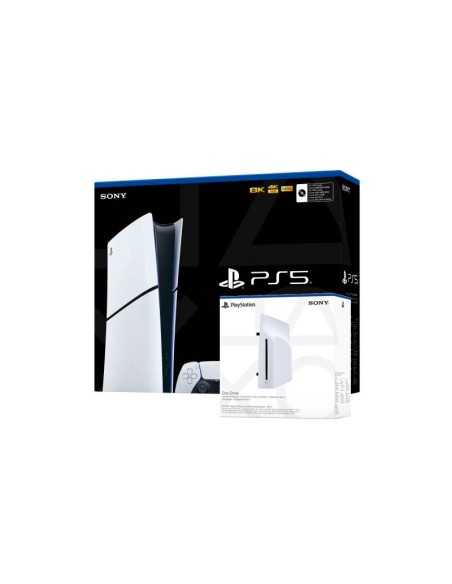 Pack PlayStation PS5 Slim Edicion Digital Chassis E 825GB + Unidad de Disco BluRay