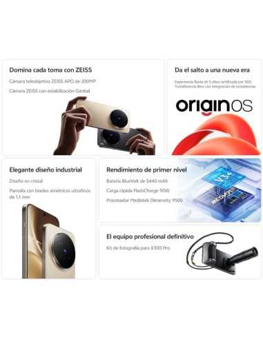 Vivo X300 Pro 5G 16GB+512GB, Negro