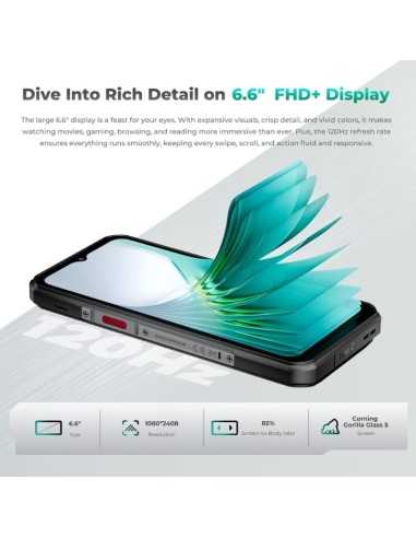 Oukitel WP62 5G 12GB+512GB Dual SIM Plata Rugged