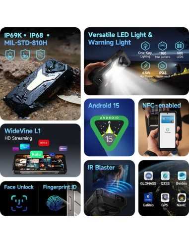 Armor 34 Plus Robusto 5G: 25500 mAh e Dimensity 7400x