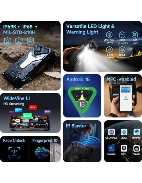 Armor 34 Plus Robusto 5G: 25500 mAh e Dimensity 7400x