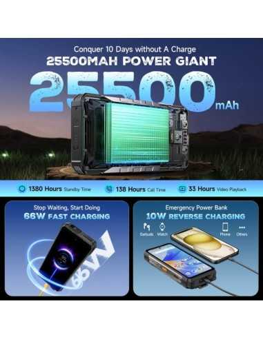 Armor 34 Plus Robusto 5G: 25500 mAh e Dimensity 7400x