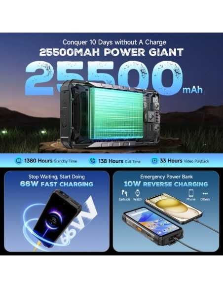 Armor 34 Plus Robusto 5G: 25500 mAh e Dimensity 7400x