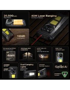 Doogee V Max LR: 20500 mAh, 200 MP e Telémetro 2