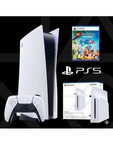 Pack PS5 Slim Edicion Digital Chassis E + Unidad de Disco BluRay y Juego Gratis
