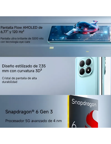 Xiaomi Poco M8 5G Verde: 8GB/256GB de Potência Desatada e Estilo Audaz