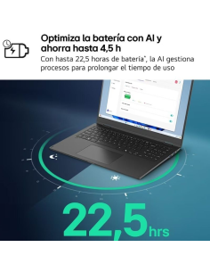 Portátil LG Gram 16ZD90T-G AX88B 16" Intel Core Ultra 7-255H 32GB 1TB SSD Intel Arc Sin Sistema Operativo 2
