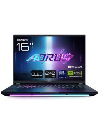 PORTATIL GIGABYTE AORUS MASTER 16 U9-275HX/RTX 5080/32GB/1TB/16"OLE...