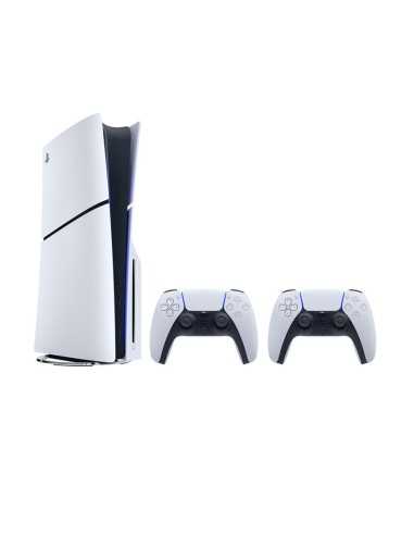 Sony PS5 Slim Chassis E con Lector + 2 DualSense: Pack Dúo Total