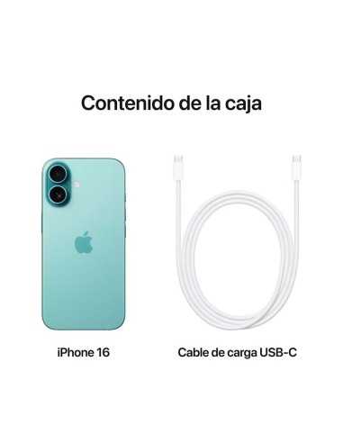 Apple iPhone 16 Plus 256GB Verde: Pantalla Inmersiva y Batería para Todo el Día