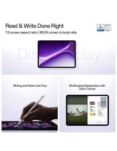 OnePlus Pad Go 2 WiFi 12.1" Preto (8GB/128GB): O Seu Grande Cinema Portátil