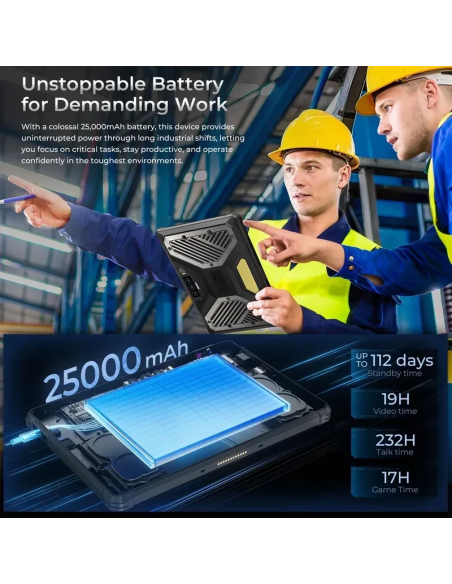 Oukitel RT10 5G Industry Preto (12GB/512GB): O Seu Escritório Blindado Todo-o-Terreno