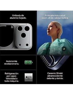 iPhone 17 Pro Max 256GB Plata: La Perfección hecha Titanio 0195950638844 2