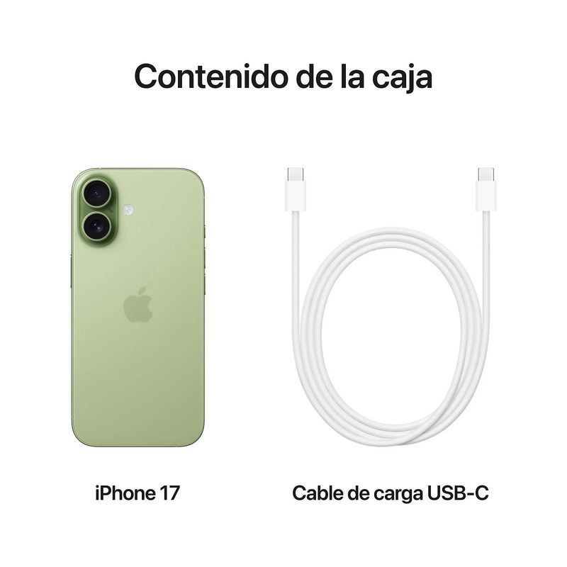 Apple iPhone 17 256GB Verde Salvia: Magia y Potencia en tus Manos 0195950644319