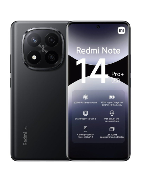 Xiaomi Redmi Note 14 Pro Plus 12GB+512GB 5G Preto 6941812780152